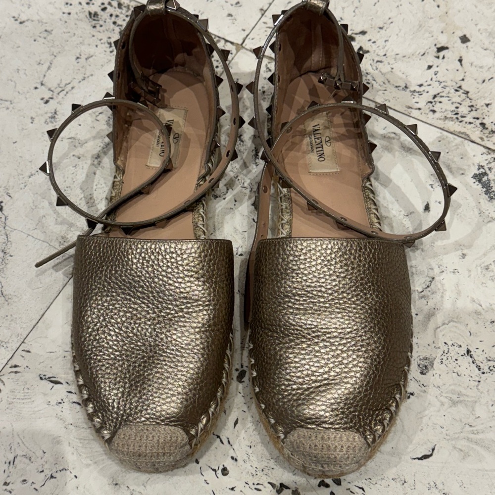 Valentino Women's Gold Espadrilles